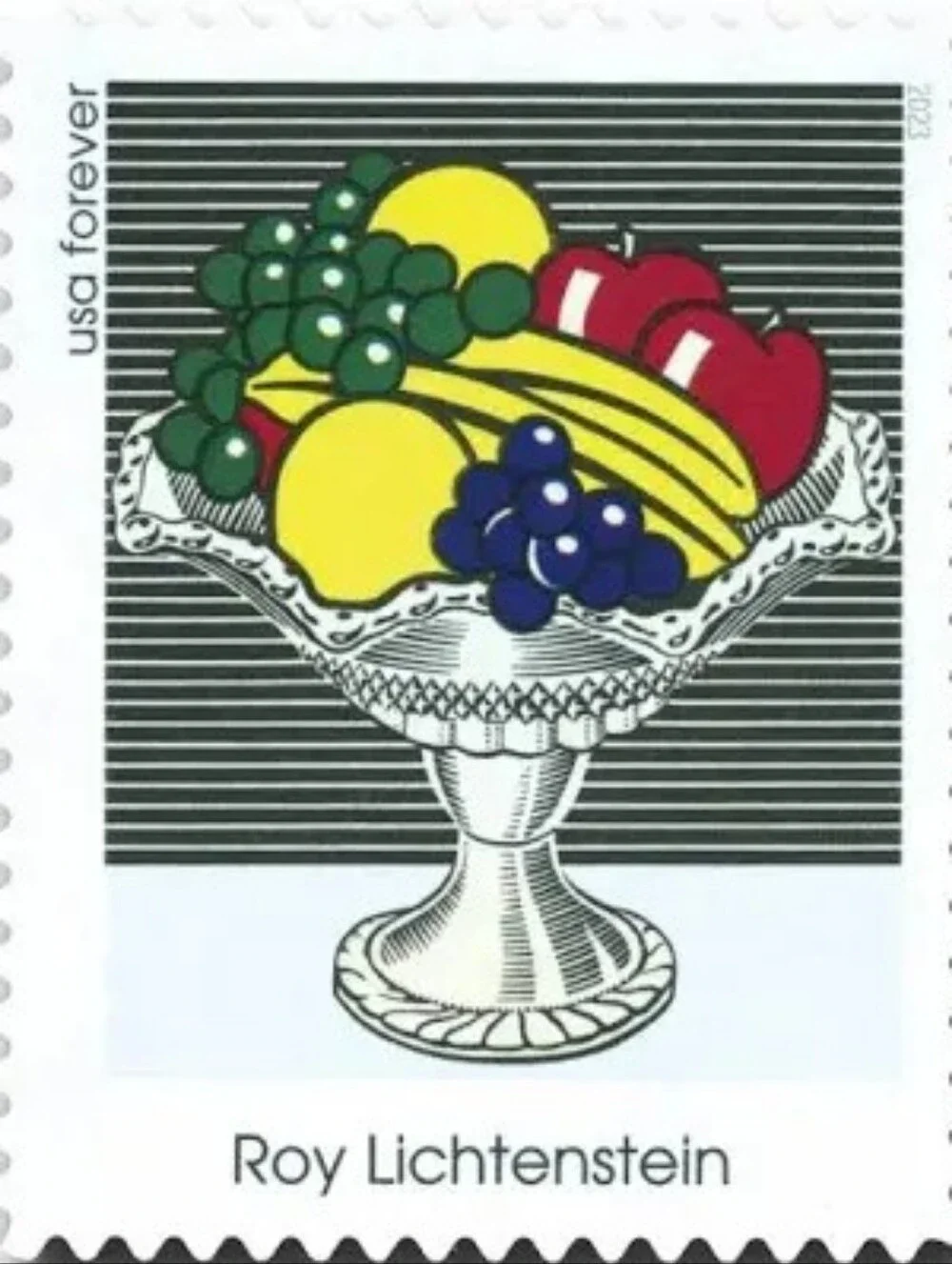 100 Roy Lichtenstein 2023 Forever Postage Stamps Postal USPS Mailing Pop Art